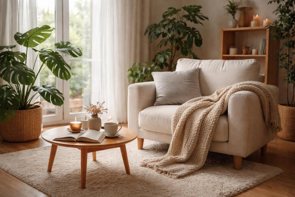 découvrez des astuces simples et pratiques pour aménager un coin détente cosy et apaisant chez vous, et profitez pleinement de moments de relaxation.