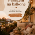 Balcon cosy aménagé avec des coussins et des plantes