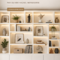Bibliothèque sur mesure d'Oliver Hazael, élégante et pratique dans un intérieur chaleureux.