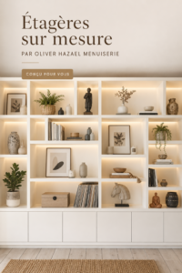 Bibliothèque sur mesure d'Oliver Hazael, élégante et pratique dans un intérieur chaleureux.