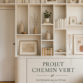 Visuel du Projet Chemin Vert montrant une zone urbaine verdoyante, intégrant la biodiversité.