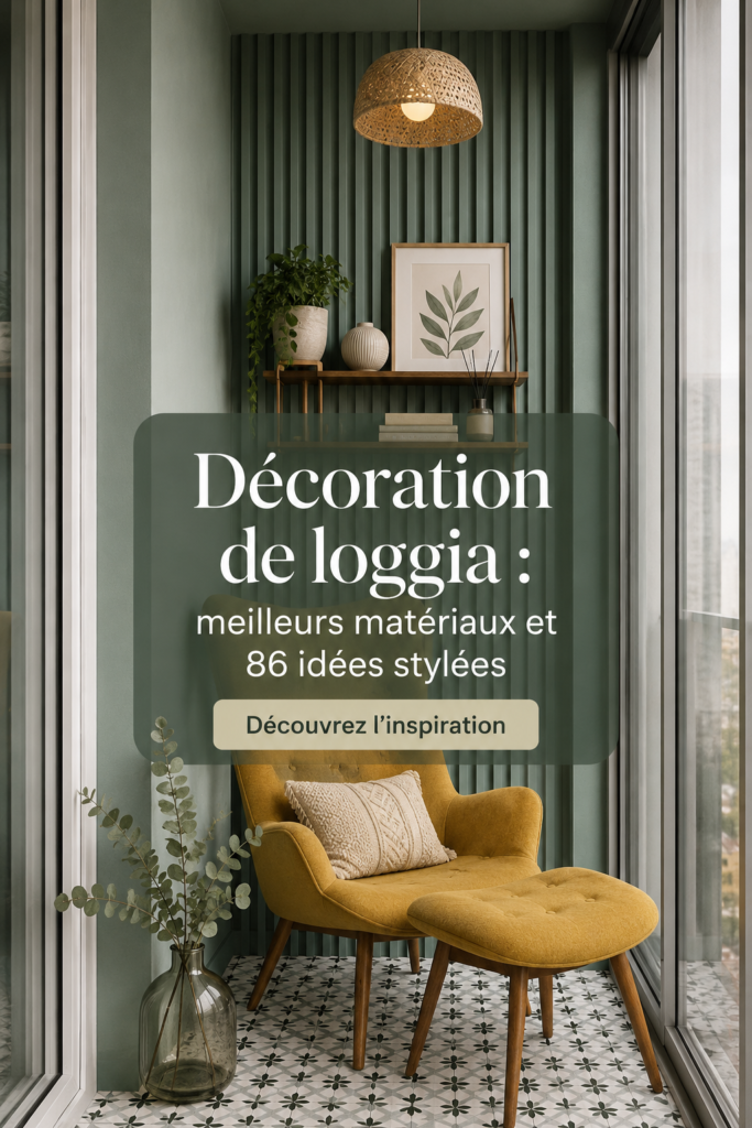 Balcon aménagé avec des matériaux modernes et décoration florale