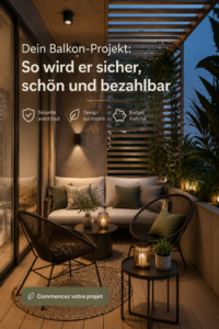 Un balcon coquet avec des plantes et des accessoires décoratifs