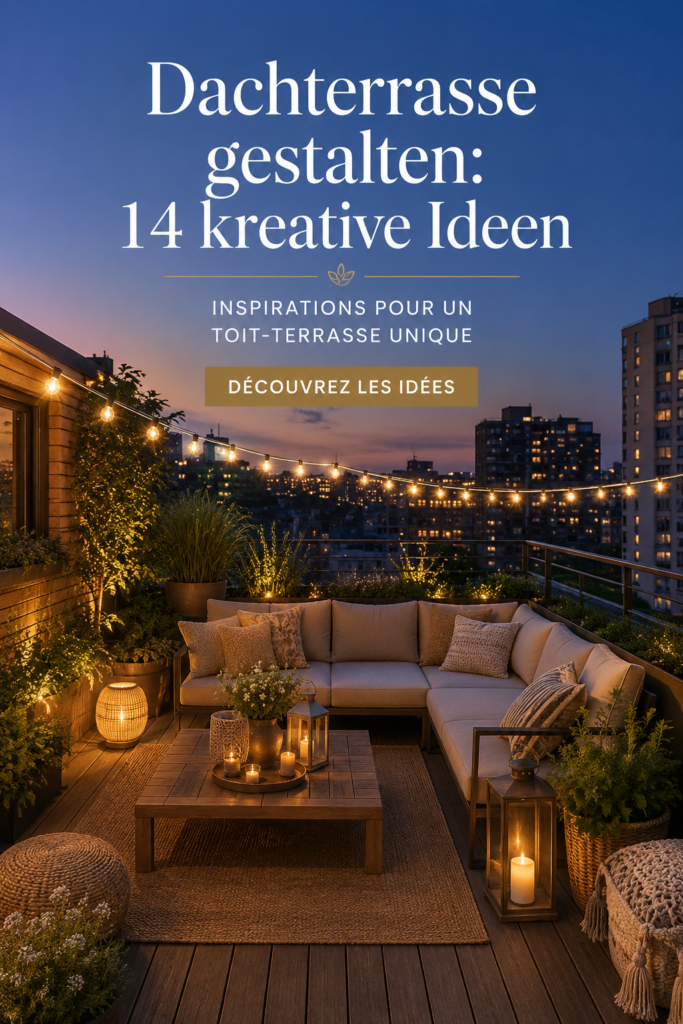 Terrasse aménagée avec des meubles confortables et des plantes décoratives.