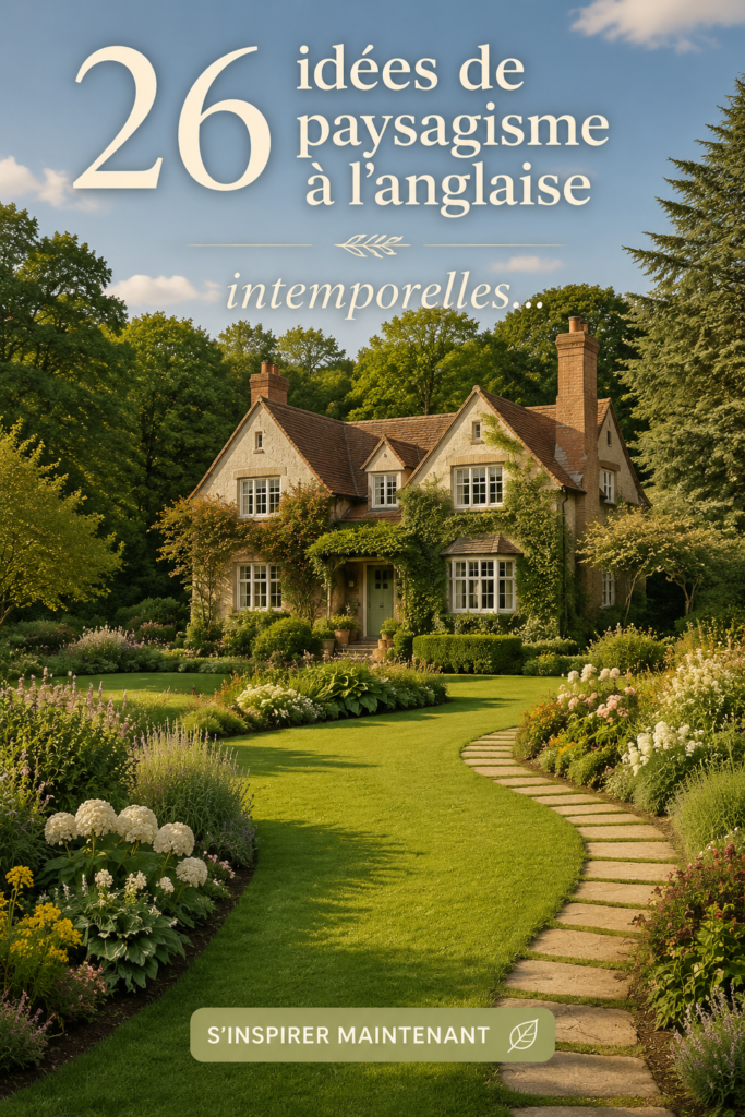 Un jardin à l'anglaise avec des fleurs colorées et un chemin en gravier.