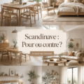 Intérieur moderne avec des éléments de design scandinave, mettant en valeur des teintes claires et des matériaux naturels.