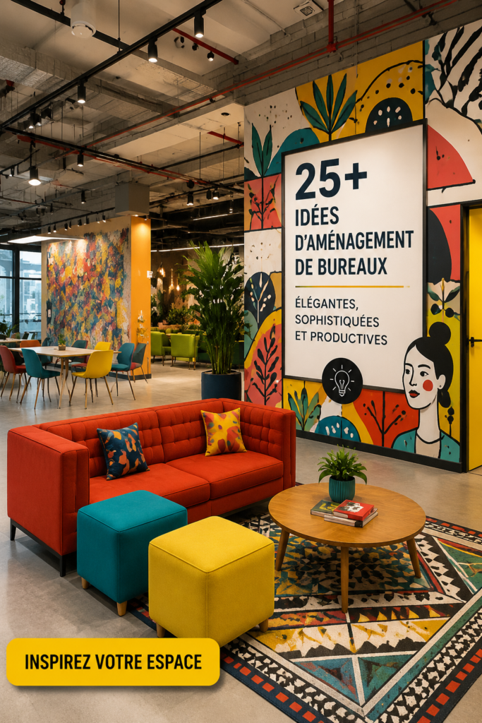 Un bureau moderne et élégant avec des accessoires pratiques, parfait pour travailler efficacement.