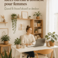 Un bureau esthétique avec des décorations chaleureuses et une ambiance accueillante