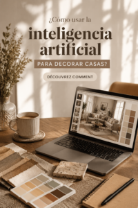 Une image d'un salon moderne décoré grâce à des conseils d'intelligence artificielle.