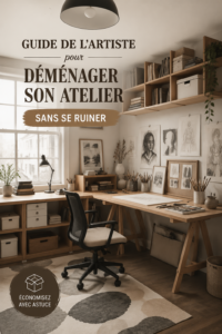 Artiste déménageant son atelier, exemplifiant un déménagement économique