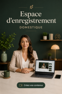 Espace d'enregistrement à domicile avec des équipements de musique