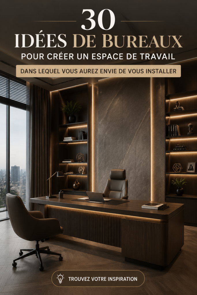 Bureau moderne et accueillant, avec des plantes et des accessoires de décoration.