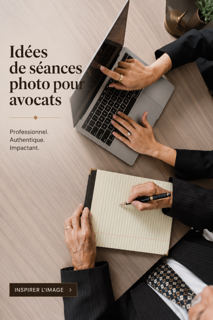 Shooting photo d'avocat avec tirage en portrait professionnel