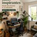 Un studio à domicile chaleureux et inspirant avec des touches personnelles