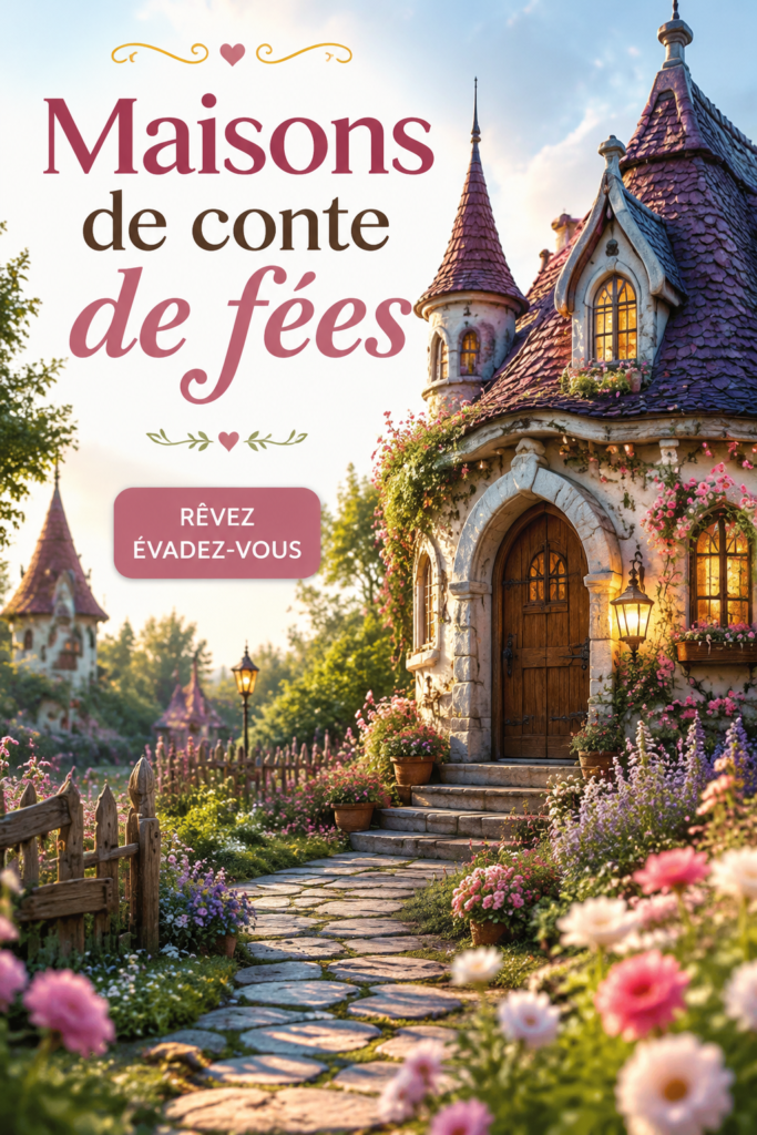 Une magnifique maison de conte de fées nichée au cœur de la nature