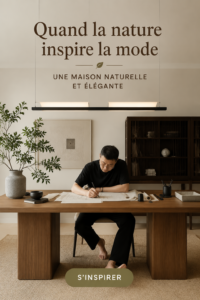 Une décoration intérieure moderne inspirée par la nature avec des éléments de mode durables.