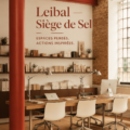Salle à manger moderne et chaleureuse inspirée du SALT HQ, décorée pour une soirée conviviale.