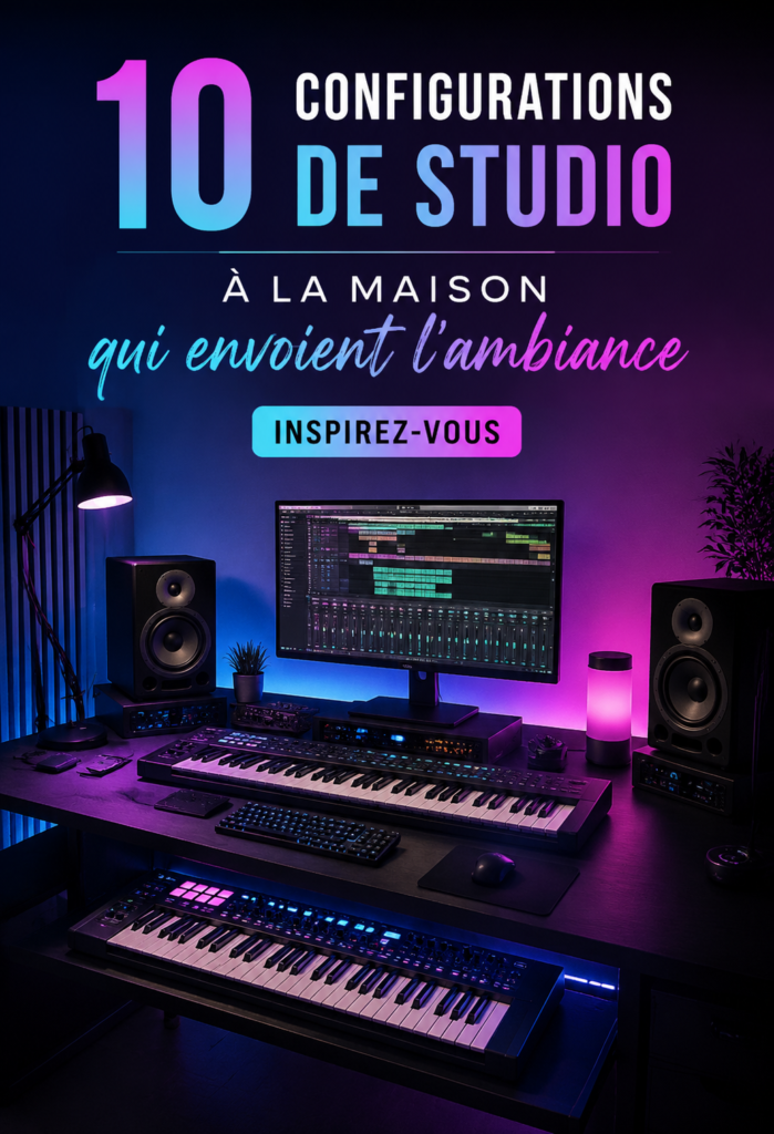 Un studio moderne avec une décoration minimaliste et chaleureuse