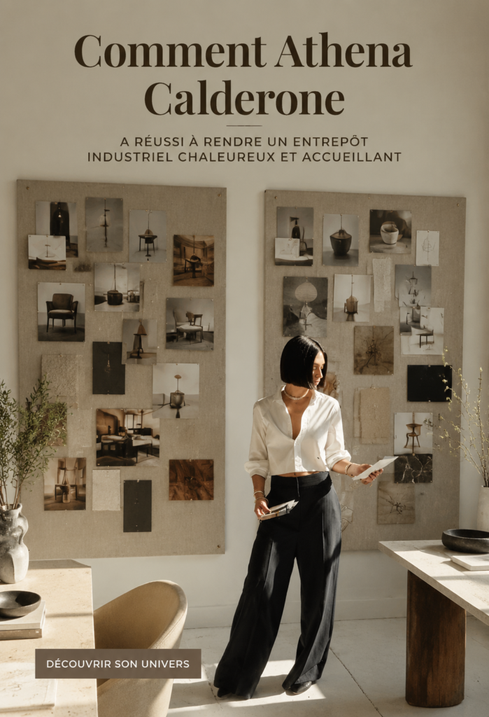 Intérieur chaleureux d'un espace industriel réaménagé