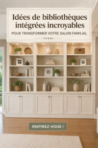 Un salon moderne et chaleureux avec des meubles bien agencés et des touches décoratives