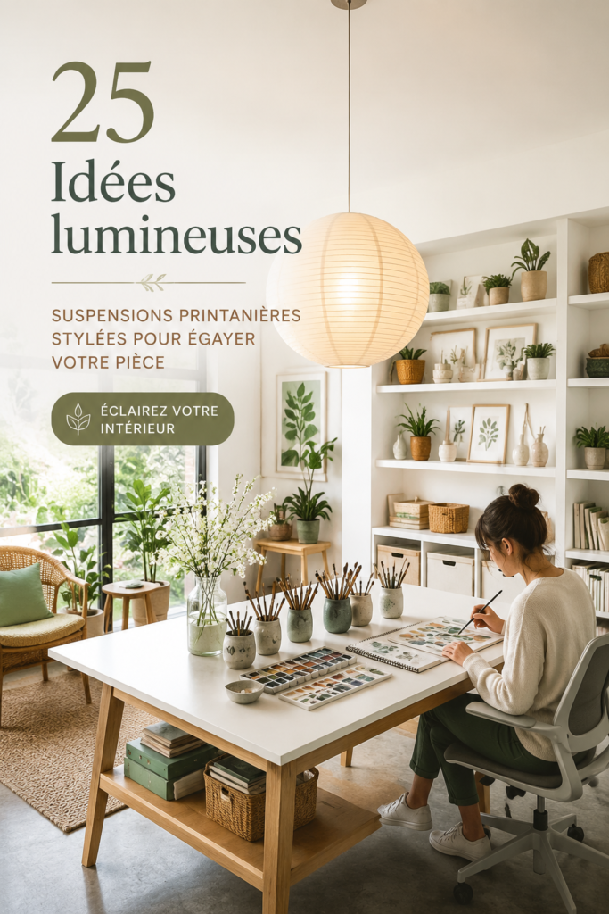 Suspension tendance illuminant un salon moderne