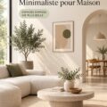 Un salon minimaliste avec un mobilier élégant et épuré, évoquant sérénité et simplicité.