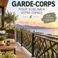 Garde-corps en verre contemporain sur un balcon moderne
