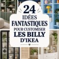 Exemple d'une étagère Billy Ikea détournée pour un intérieur moderne