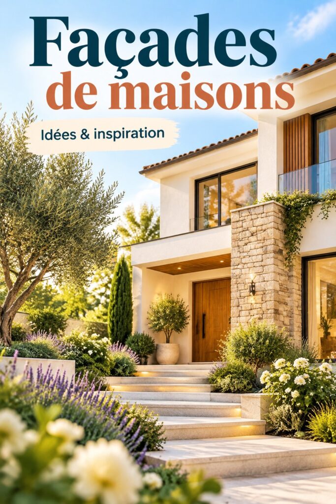 Une belle maison avec une façade chaleureuse et accueillante